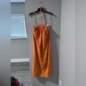 Old navy Orange Halter Dress